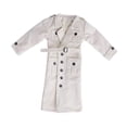 thumbnail image 2 of arctrm 1/6 Scale Action Figures Long Windbreaker Figure Costume Miniature Trench Jacket White, 2 of 10