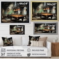 thumbnail image 4 of Designart "Industrial Billiards A Game in Progress III" Sports Floater Framed Wall Art Print, 4 of 7
