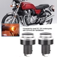 thumbnail image 4 of Lámpara Motocicleta LED Manillar Luz De Señal De DC 12V Amarillo Intermitente Lámpara De Marcador Lateral, 4 of 7