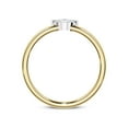 thumbnail image 4 of IGI Certified 0.10 Carat (ctw) Marquise Lab Grown Diamond Solitaire Stackable Engagement Promise Rings For Women In 18K Solid Yellow Gold | F-G, VS-SI Quality 1/10 Ctw Ring Size-7, 4 of 6