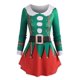 thumbnail image 1 of Más el tamaño de la impresión 3D Christmas T Shirt Rosegal Mangas largas de talla grande, 1 of 5
