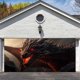 thumbnail image 4 of Decoración De Garaje Con Motivos De Dragones Decoración De Fondo De Garaje Con Dragones Para El Año Del Dragón Bronn Mural Decorado Con Motivos De Dragones 7 X 16 Pies, 4 of 6