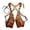 Brown, variant on Vintage Leather Multi-Pocket Underarm Vest for Men