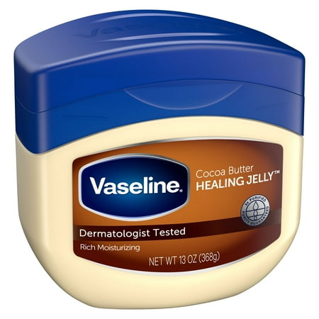 Vaseline Healing Jelly For Dry Skin Cocoa Butter Dry Skin Moisturizer 13 Oz, Pack of 3