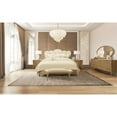 thumbnail image 4 of Michael Amini Villa Cherie Velvet Bed Bench - Caramel, 4 of 4
