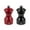 Red/Black, variant on Peugeot Bistro Pepper and Salt Mill Set, 4in - Beechwood Mills with Adjustable Grinding - For Peppercorns and Rock Salt, Corrosion-Resistant - Essential Kitchen Tools (Red/Black)