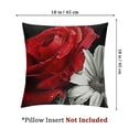 thumbnail image 4 of BANET Pack of 2 Covers, Cushion Covers, Pillow Covers, Flower Decorative Pillow Cases for Home Bed Sofa 18x18in, 4 of 7