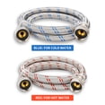thumbnail image 5 of Watflow 6 Ft Stainless Steel Washing Machine Hoses for Washers, 5 of 5