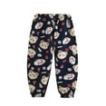 thumbnail image 1 of Odeerbi 1-6 Años Para Niños Pantalones de Chándal Lindo Entrenamiento de Estampado Atletismo Pantalones de Corredores Atletismo Pantalones Cortes de Altura, 1 of 3