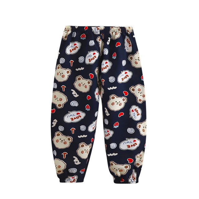 Odeerbi 1-6 Años Para Niños Pantalones de Chándal Lindo Entrenamiento de Estampado Atletismo Pantalones de Corredores Atletismo Pantalones Cortes de Altura