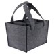 thumbnail image 1 of Bolsa para botellas de vino Naiovety de fieltro gris, 1 of 6