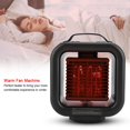 thumbnail image 2 of Calentador de cerámica Mini PTC para el hogar, máquina de ventilador caliente para el hogar, oficina, enchufe japonés, CA 100V, 2 of 8