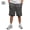 Charcoal, variant on Men's Athletic Mesh Shorts with Drawstring 2 Pockets Lightweight Gym Workout Wear Basketball Shorts 8" Inseam