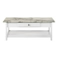 thumbnail image 3 of Furniture of America Histe Wood Storage 4-Piece Coffee Table Set in White, 3 of 14