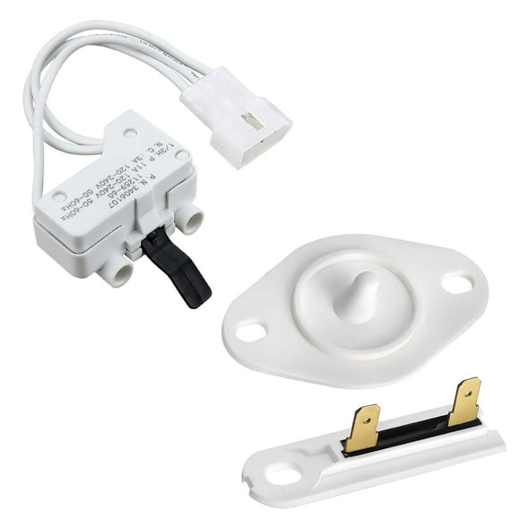 3406107 AP6008561 Dryer Door Switch Upgraded by -8577274 Dryer Thermistor 3392519 Dryer Thermal Fuse -Compatible for Whirlpool, Ken-More,May-tag dryers