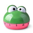 thumbnail image 1 of Mechanical Kitchen Timers Cartoon Animal Shape Accurate 60 Minutes Manual Timer for Students Frog, 1 of 12