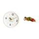 thumbnail image 5 of Reloj de pared redondo, silencioso, sin , adorno de resina, decorativo, moderno y elegante, estatua de José, ideal para regalar y decorar el, 5 of 8