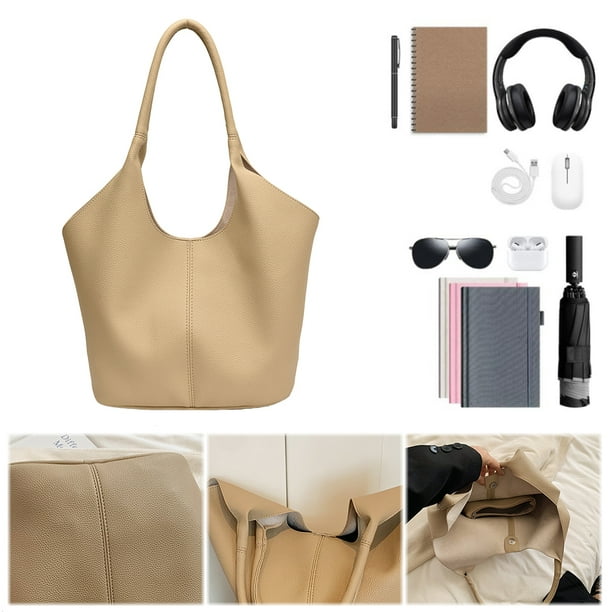 Bolso Hombro Al Aire Libre Color Sólido para Mujer