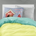 thumbnail image 2 of Dog House Collection Papillon Red White Fabric Standard Pillowcase, 2 of 2