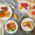 thumbnail image 5 of Compostable Paper Plates, 6 Inch Paper Plates Uncoated, Biodegradable Eco-friendly Sugarcane Plates, Perfect for Sandwich, Cake, and Dessert, 5 of 7