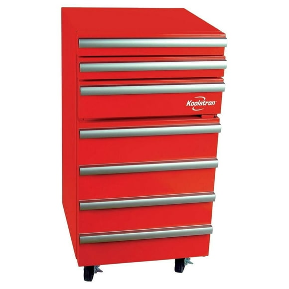 Koolatron Réfrigérateur compact Cool Tool Chest, 1,8 pieds cubes, rouge, réfrigérateur au style coffre à outils unique pour la maison et le garage