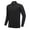 Black, variant on Sweatshirts for Men, Sweatshirts for Men Fall Breathable Workout Shirts Mock Neck Sweatshirts Quarter Zip Pullover Orange XL