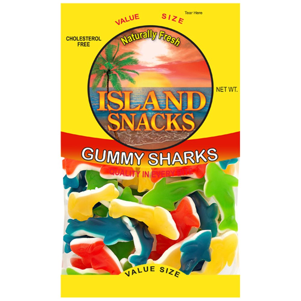 GUMMI SHARKS 8 OZ
