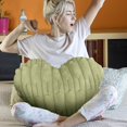 thumbnail image 3 of Hwkond Couch Pillows for Living Room And Winter Striped Cute Heart-shaped Plush Pillow Living Room Sofa Bedroom Pillow Soft Headboard Pillow,Green, 3 of 6