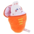 thumbnail image 1 of Conejito de zanahoria de peluche, conejo de peluche, juguete de peluche, conejito de peluche para niños, 1 of 7