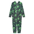 thumbnail image 3 of Oogie Boogie Jumpsuit Home Pajamas for Girls Boys Flannel One Piece Winter Hooded PJs Child Kid Onesie 2-3Y, 3 of 7