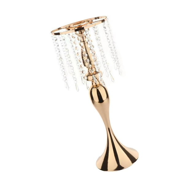 Candelabro Centros de mesa para bodas Candelabro para flores Jarrón Candelabro para bodas Dorado