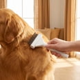 thumbnail image 6 of Undercoat Rake for Cats & Small/Medium Dogs – Deshedding Brush & Dematting Comb for Double-Coated Pets with Long or Short Hair, Matted Fur- Grooming Tool for Pet, 6 of 6