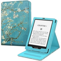Flip Case for 6.8" Kindle Paperwhite and Kindle Paperwhite Signature Edition (11th Generation 2021) Slim Fit Vertical Multi-Viewing Stand Cover with Auto Sleep/Wake, Blossom