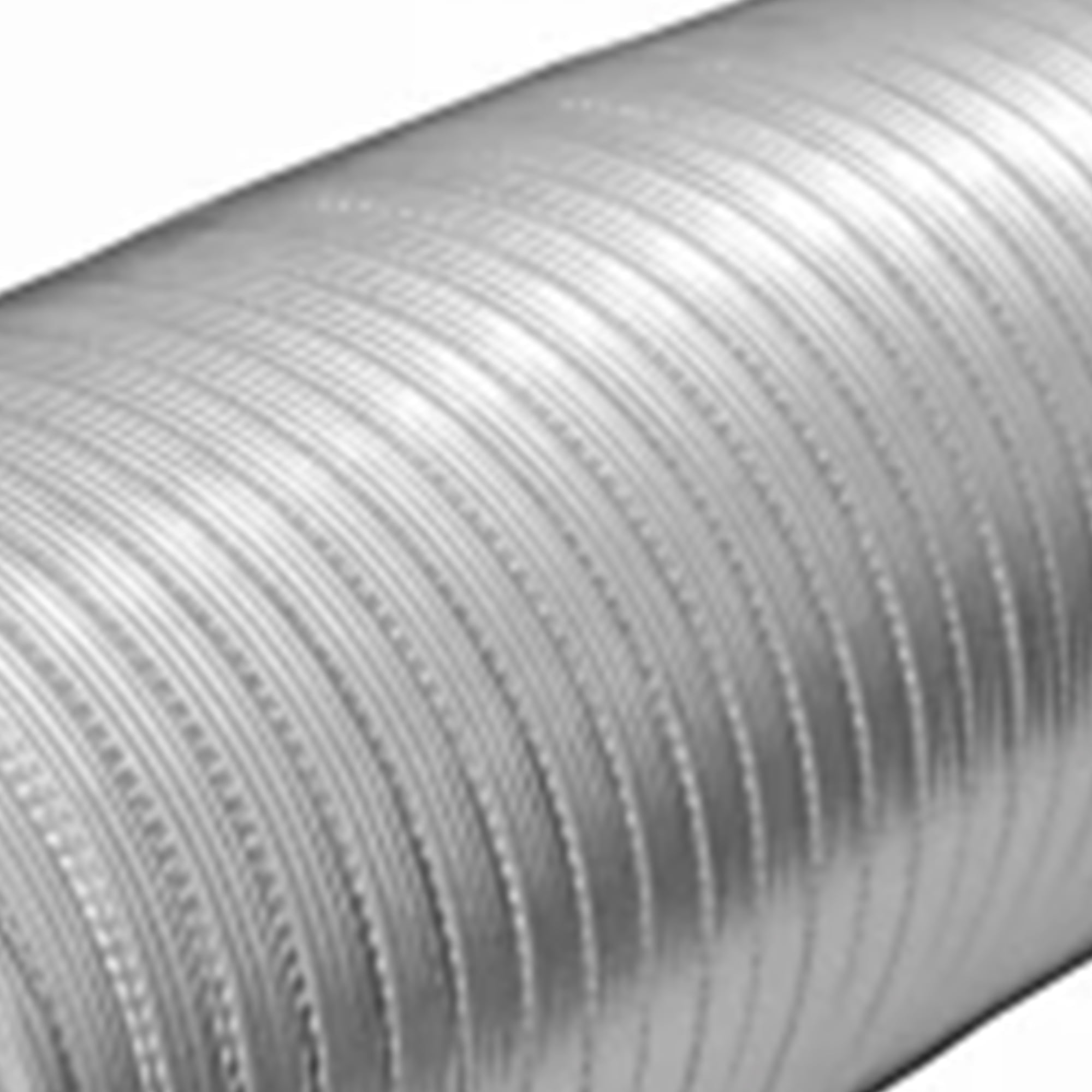 Builder’s Best V220 Semi-Rigid Aluminum Dryer Vent Duct with 2 Metal Clamps, 4" x 8'