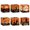 A004- D, variant on Halloween Treat Boxes, Pink Halloween Decorations, Halloween Party Supplies, Candy Boxes for Party, Set of 6 3D Cardboard Favor Containers Printed with Cauldron, Witch, Graveyard