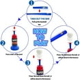 thumbnail image 3 of Agiferg Machine Game Of Baseball For Baseball Pitchers Includes Bat Foldable Plastic 23 Inch And 3 Softballs Plastic, 3 of 9