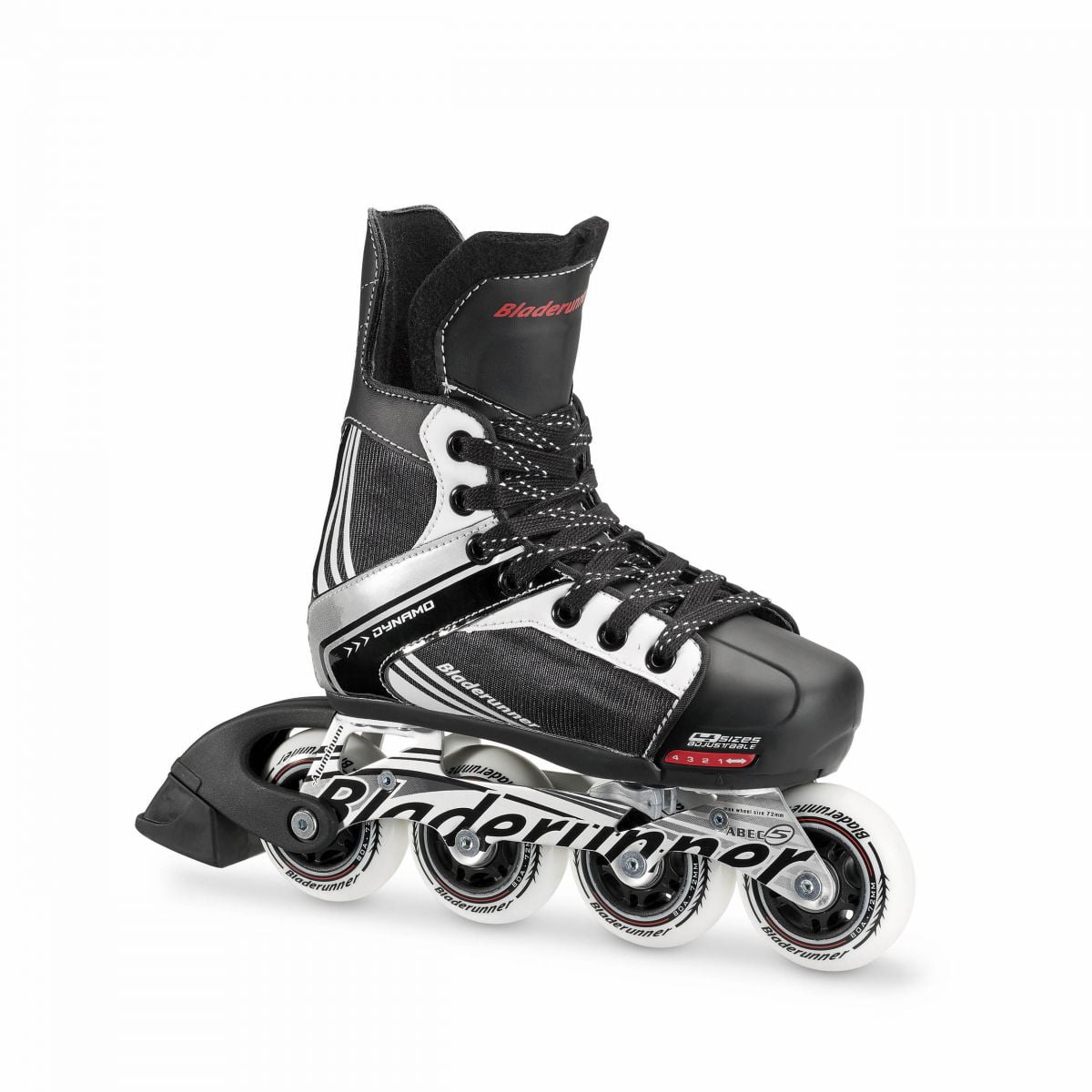 Rollerblade Bladerunner Dynamo Youth Adjustable Inline Skate, Medium