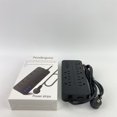 thumbnail image 2 of Nodeqore Power strips, Black Surge Protector with Outlets - Spacious Design for Large Plugs, Flat Plug, 20W USB C Charging for Home, Office, 2 of 8
