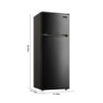 thumbnail image 3 of Frigidaire, 7.5 Cu. ft. Refrigerator, Standard Door Style, Black, 3 of 11