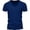 Dark Blue, variant on Krdevn Men's Casual V Neck T Shirts with Zipper Design for Everyday Wear for Summer,3XL