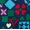 Pink/Blue/Icons, variant on Wonder Nation Girls Kid Tough Tee with Long Sleeves, 3 Pack, Sizes 4-18 & Plus