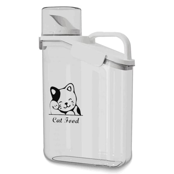 Contenedor hermético para alimento de gato Brabtod 2,8 L, libre de BPA