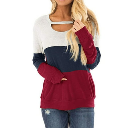 

Womens Sweat Shirts Oversized Long Sleeve Crewneck Sweatshirt Vintage Casual Loose Shirt Solid Pullover Blouses Tops