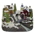 thumbnail image 1 of 9" Lighted and Animated Christmas Village Scene with a Moving Christmas Tree, 1 of 2
