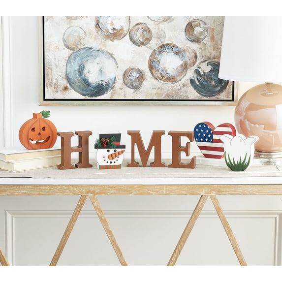 7-Piece Home for Every Season by Valerie in Brown