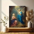 thumbnail image 6 of Annunciation Religious Canvas Wall Art，Spiritual Decor for Living Room Bedroom Hotel Religious Room, 6 of 8