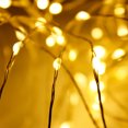 thumbnail image 1 of Solar Power Copper Wire Decorative String Lights Holiday Christmas Light Total Length 11.9 Meters with Eight Functions, 1 of 10
