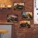 thumbnail image 3 of Placa Metal Vintage para Motocicleta Barra Pintura Hierro Rectangular 40x30cm 4 Uds., 3 of 9
