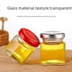 thumbnail image 5 of Botella pequeña de miel hexagonal de 45 ml Botella de vidrio transparente para encurtidos de 50 ml Botella de miel para mermelada Botella pequeña de prueba, 5 of 5