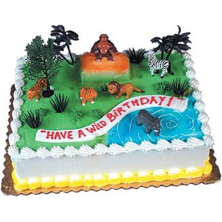 Wild Rainforest Cake Kit Cake Adornments 6 Kits Walmart Com